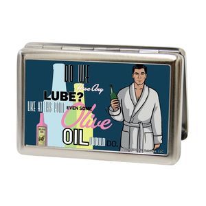 Archer "Do We Have Any Lube?" Large Business Card Holder